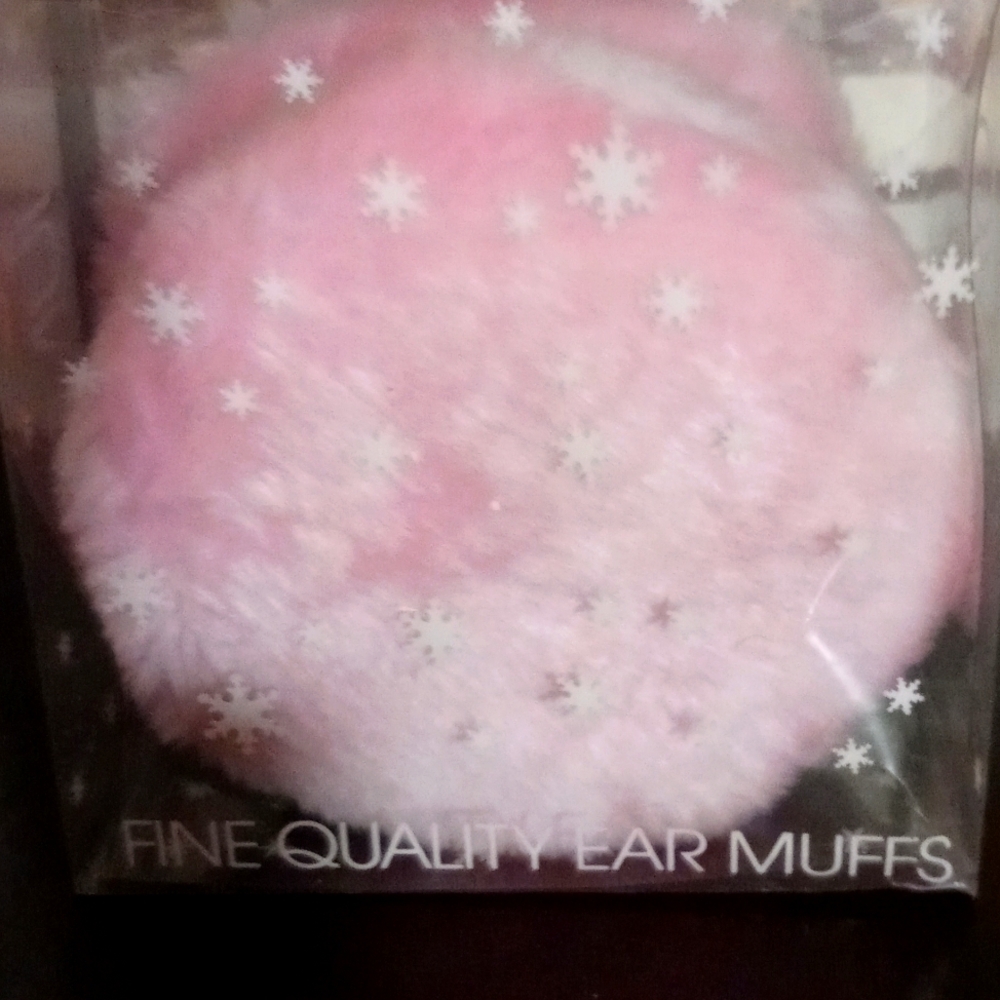 PINK ADJUSTABLE ALL AGES EAR MUFFS NWOT